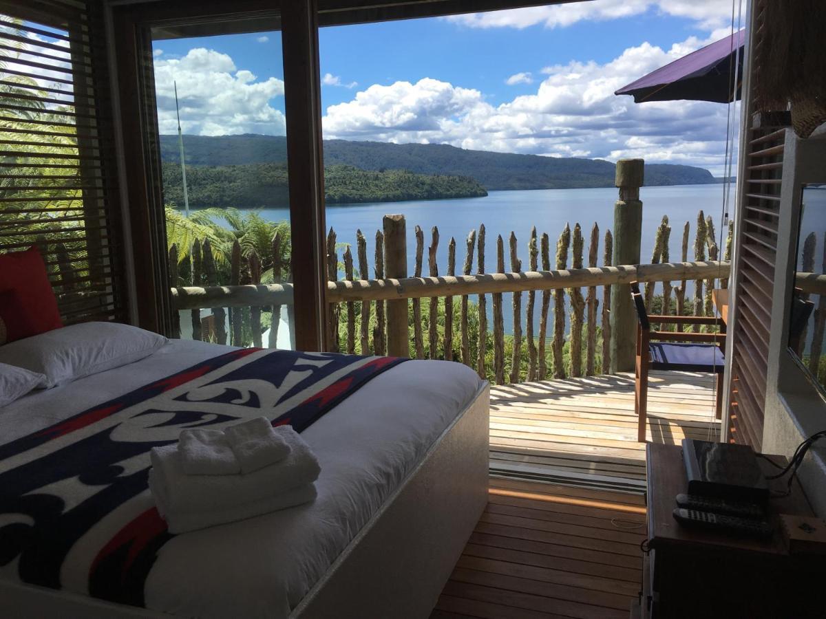 Te Whare -Lake Tarawera Tree-Top Nest Extérieur photo
